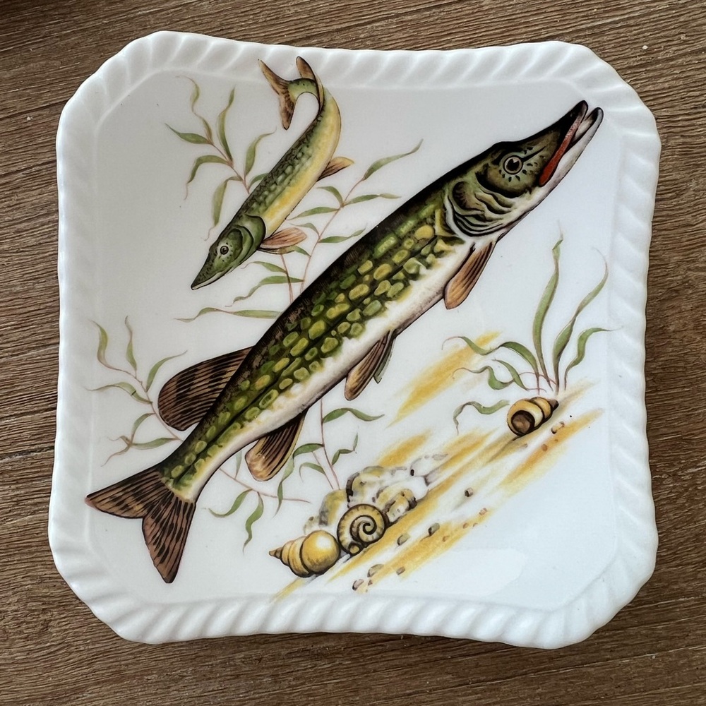 Vintage Royal Adderley Fish Mini Plates– Set of 6 – Bone China – Made in England - Picture 7 of 9